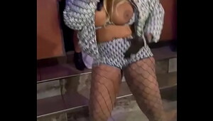 AfroCandy exposed her boobs at a live performance