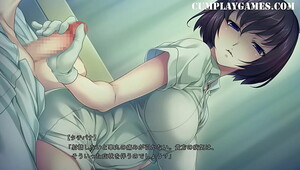 Sakusei Byoutou Gameplay Part 1 Gloved Handjob - Cumplay Games