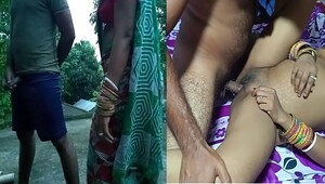 Neighbor Bhabhi Caught shaking cock on the roof of the house then got him fucked