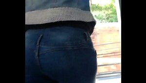 Big ass mature in bus