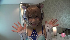 【Hentai Cosplay】Cat ear holy knight costume, full of lust, begging for Nakadashi sex, two consecutive Nakadashi! Marie Konishi - Intro