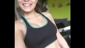 Latina showing sexy body