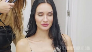 PremiumBukkake - Megan Venturi swallows 48 huge cumshots