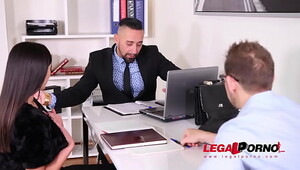 Business Seduced by Horny Milf Alyssia Kent For Hardcore DP Threesome GP063