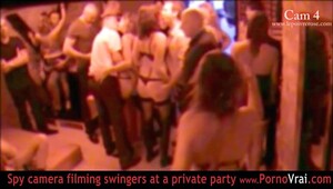 French Swinger party in a private club part 04