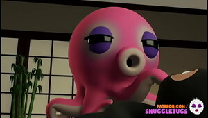 Ninja and OctoGirl Octopus Part 2 Sex and Facial Cumshot Japanese 3D Hentai t. Cartoon fuck.