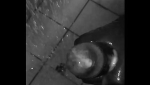 small black cock milked in shower