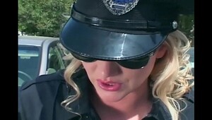 Pretty female cop fucking