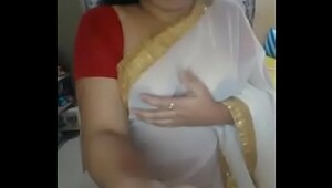 desi mallu aunty pressing nipple herself part 2