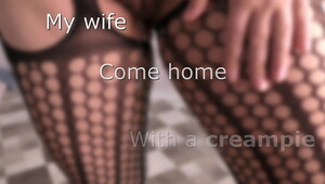 Cheating wife come home with a creampie inside  her fertile pussy and then ride cuckold hubby dick in a cowgirl sloppy seconds - Milky Mari