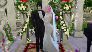 Naruto Hentai Episode 79 Sakura's Wedding Part 1 Naruto Hentai Netorare Wife in Wedding Dress Cheating Husband Cuckold Anime