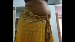 Swathi naidu saree and getting ready for romantic short film shooting