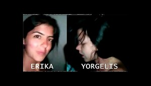 El tiron: Erika Schwarzgruber Yorgelis Delgado in Full Threesome